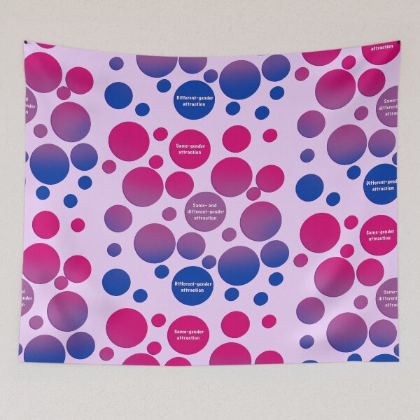 Item preview, Bi Pride Dots + Flag Meaning designed and sold by PrideofDragons.