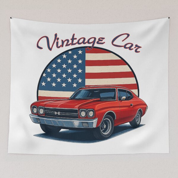 Item preview, Vintage Car.08 designed and sold by TATTOO-DESIGN.