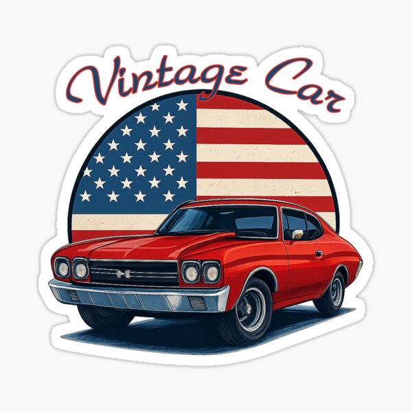 Item preview, Vintage Car.08 designed and sold by TATTOO-DESIGN.