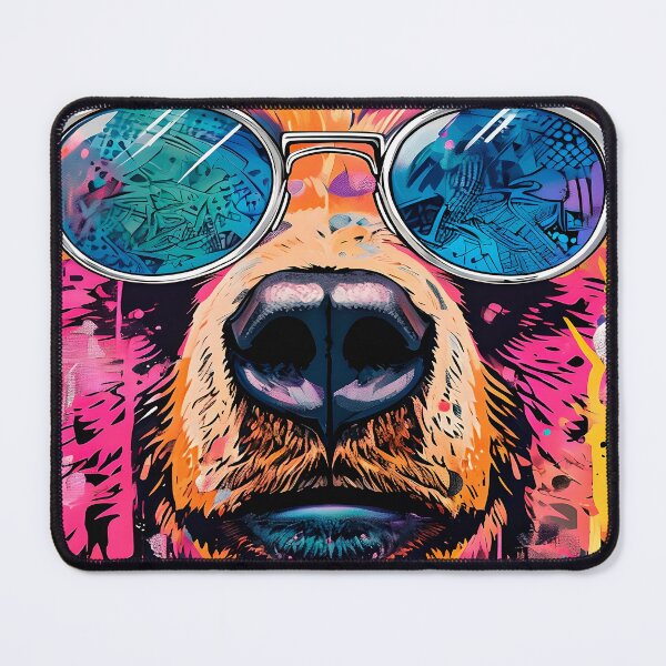 Item preview, Cool Bear with Beer Pop Art designed and sold by paulrommer.