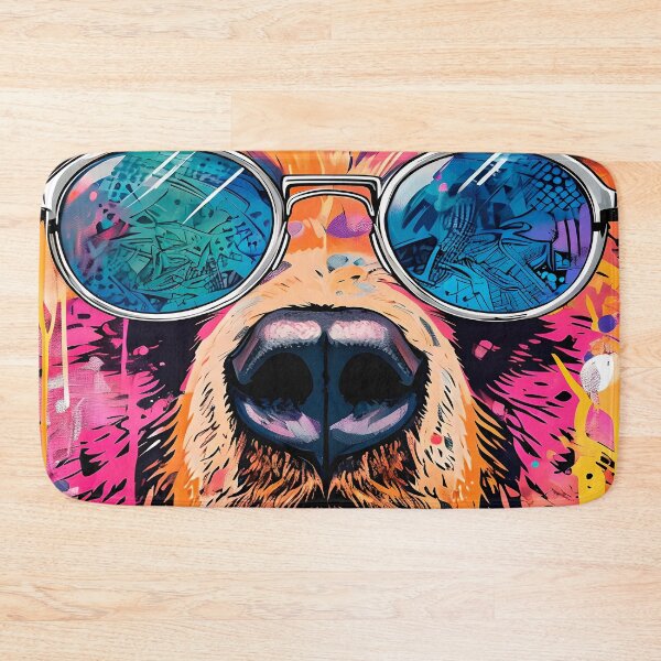 Item preview, Cool Bear with Beer Pop Art designed and sold by paulrommer.
