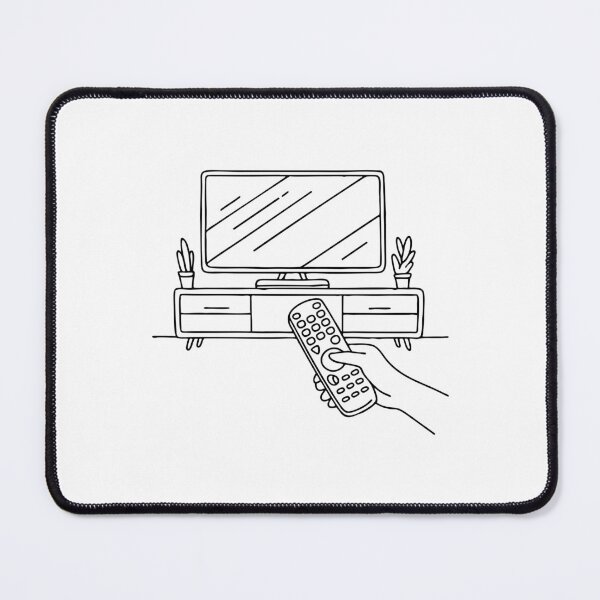 Item preview, Hand holding a TV remote, clicking through channels in a living room designed and sold by rasagamastore.