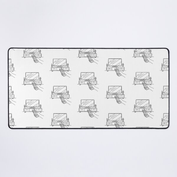 Item preview, Hand holding a TV remote, clicking through channels in a living room designed and sold by rasagamastore.