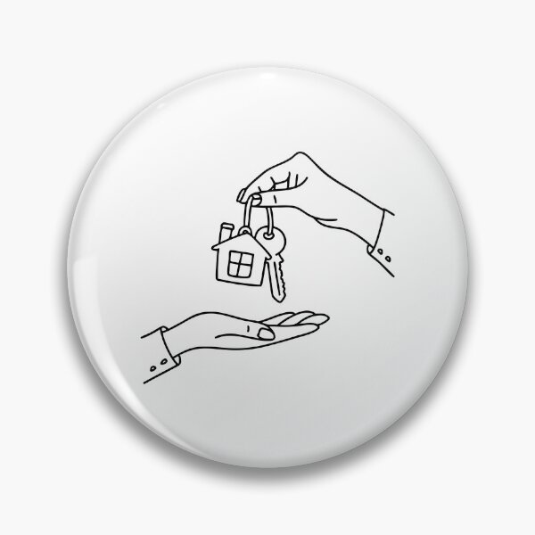 Item preview, Person handing house key to another hand designed and sold by rasagamastore.