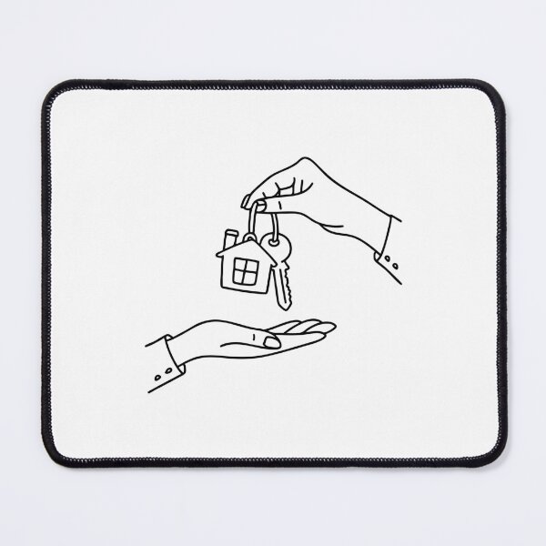 Item preview, Person handing house key to another hand designed and sold by rasagamastore.