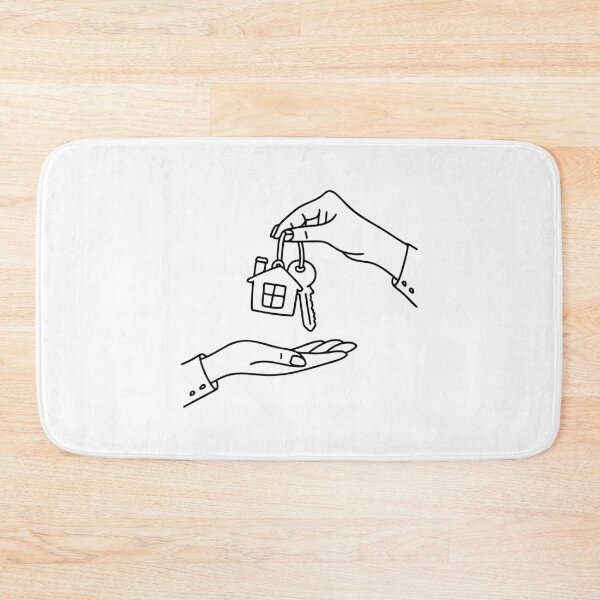 Item preview, Person handing house key to another hand designed and sold by rasagamastore.