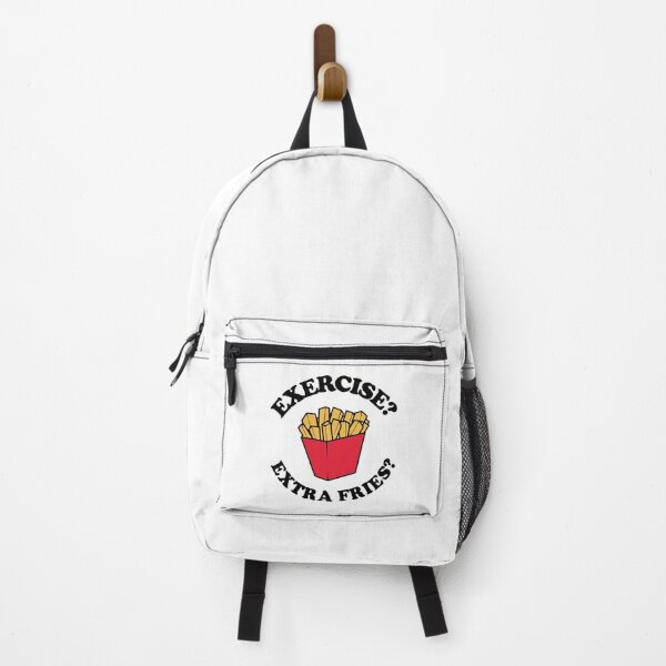 Item preview, Exercise? Extra Fries! – Funny Food Quote Design designed and sold by The secret storage room.