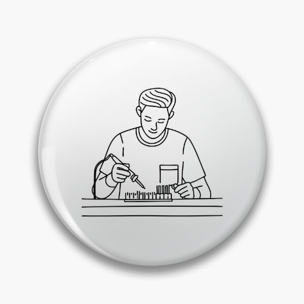 Item preview, Technician soldering wires on circuit board designed and sold by rasagamastore.