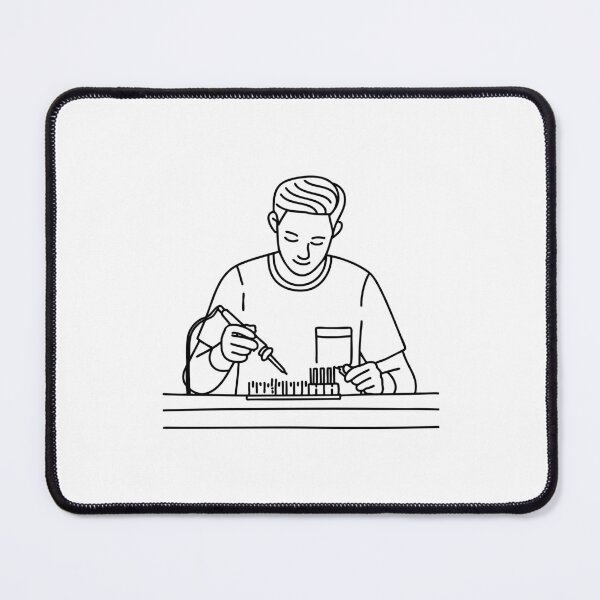 Item preview, Technician soldering wires on circuit board designed and sold by rasagamastore.
