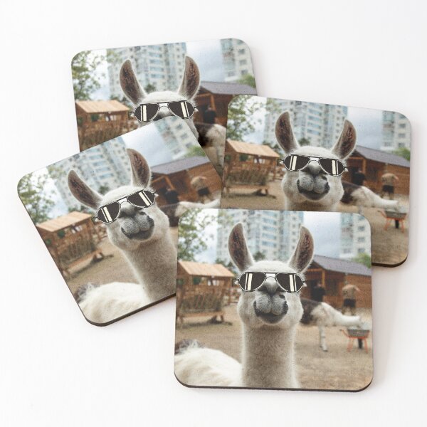 Item preview, Cool Llama with Sunglasses designed and sold by Dawid-Creator.