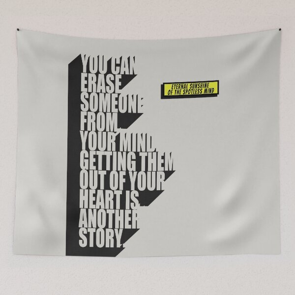 Item preview, A Quote from Eternal Sunshine designed and sold by Enea Kelo.
