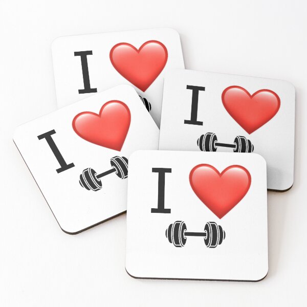 Item preview, I love dumbbell funny t shirt  designed and sold by Pixomadesigns.