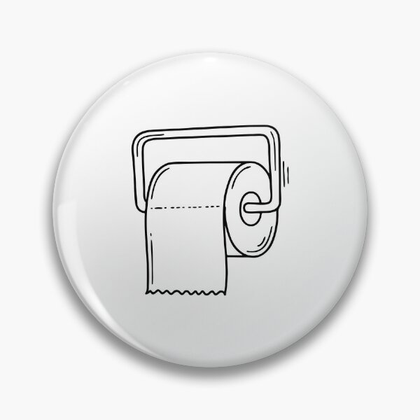 Item preview, Toilet paper roll mounted on wall inside restroom stall designed and sold by rasagamastore.