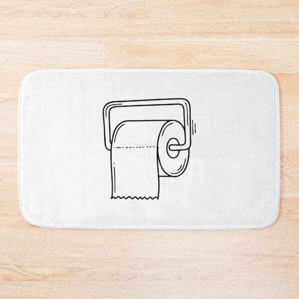 Item preview, Toilet paper roll mounted on wall inside restroom stall designed and sold by rasagamastore.