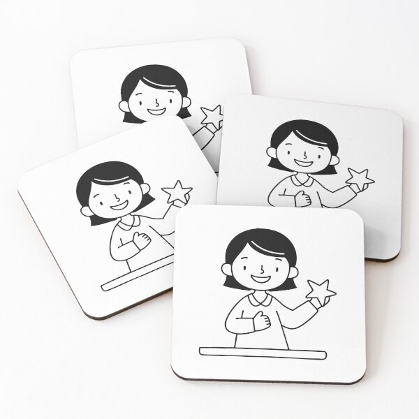 Item preview, Child happily holding a gold star sticker from teacher designed and sold by rasagamastore.