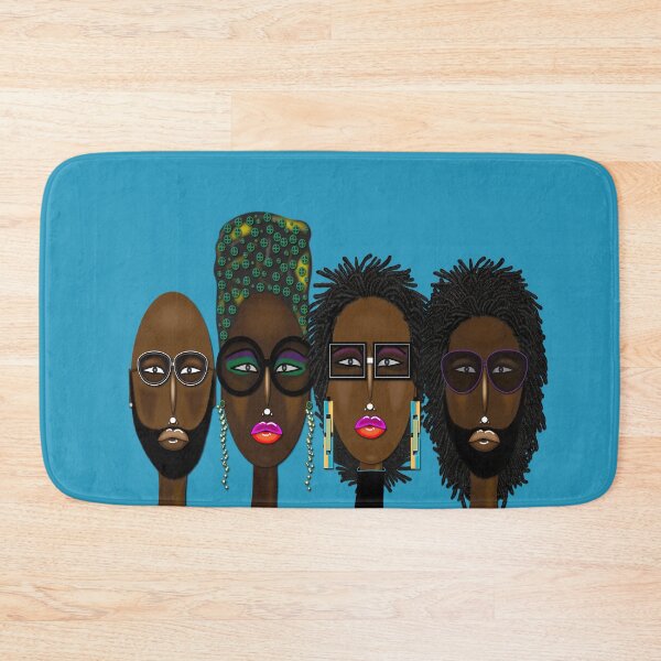 Item preview, "Bold & Beautiful – Afrocentric Portrait Quartet" designed and sold by KeithAlexander.