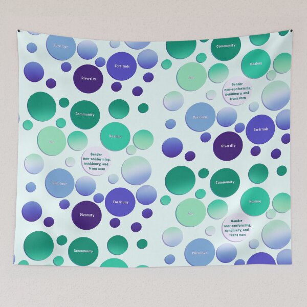 Item preview, Gay Man Pride Dots + Flag Meaning designed and sold by PrideofDragons.
