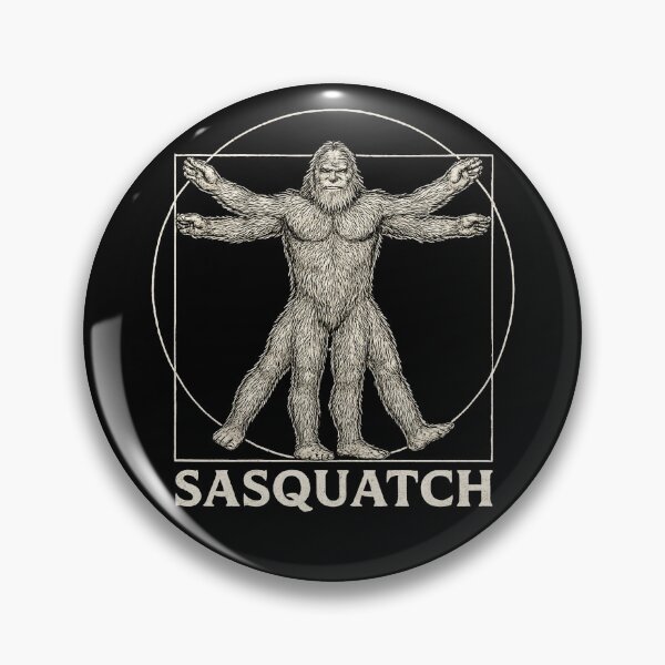 Item preview, Sasquatch Vitruvian Man Cryptid Funny Bigfoot designed and sold by Shirt-Face.