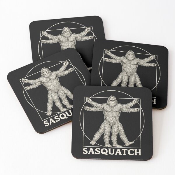 Item preview, Sasquatch Vitruvian Man Cryptid Funny Bigfoot designed and sold by Shirt-Face.