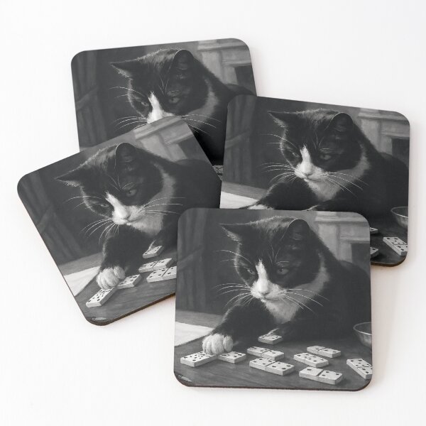 Item preview, Cat playing at the table designed and sold by Sigtrix.
