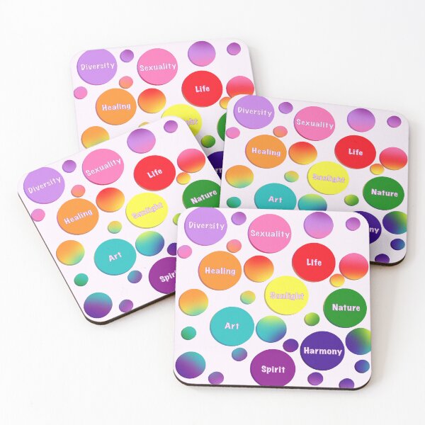 Item preview, 9 Color Rainbow Pride Dots + Flag Meaning designed and sold by PrideofDragons.