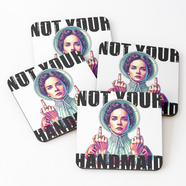 Item preview, Not your Handmaid shirt｜Activism png｜Feminist women png｜Handmaid｜Middle finger png | feminist png｜anti maga, roe v wade, feminist t-shirt designed and sold by PixelBlooming.