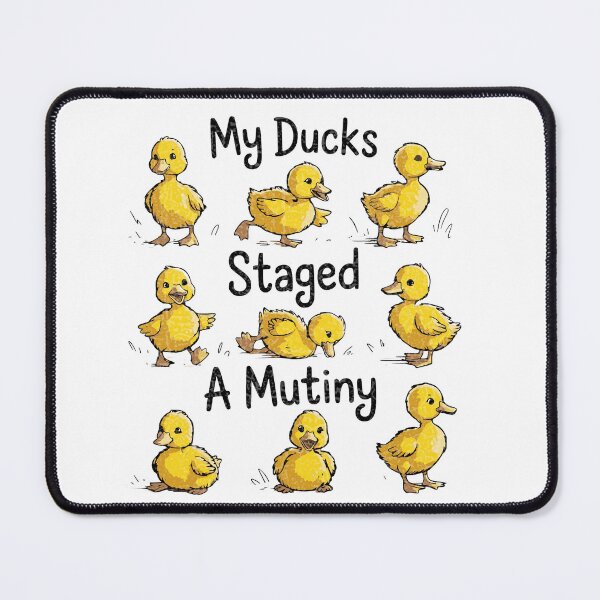 Item preview, Funny Ducks Ducks Mutiny Funny Farm Animal Humor Gift designed and sold by pkk72.