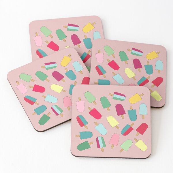Item preview, Colorful Ice Cream Illustration Pattern | Summer Design designed and sold by UnhingedBird.