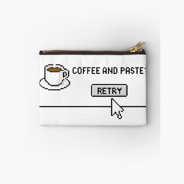 Item preview, Error! Coffee Not Found – Funny Coffee & Tech Retro Pixel Art Design designed and sold by Motif Store.