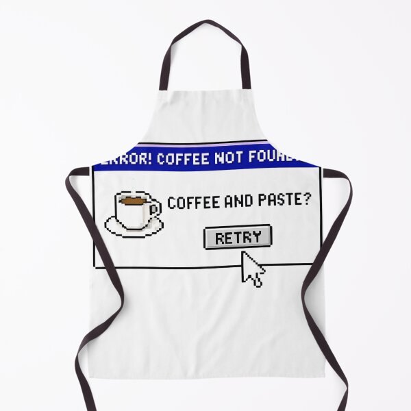 Item preview, Error! Coffee Not Found – Funny Coffee & Tech Retro Pixel Art Design designed and sold by Motif Store.