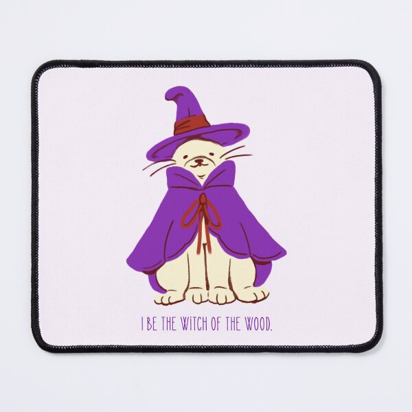 Item preview, Cute Halloween White cat as purple witch Pet Costume designed and sold by Dark & Darling.