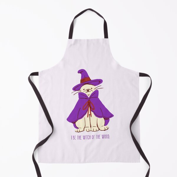 Item preview, Cute Halloween White cat as purple witch Pet Costume designed and sold by Dark & Darling.