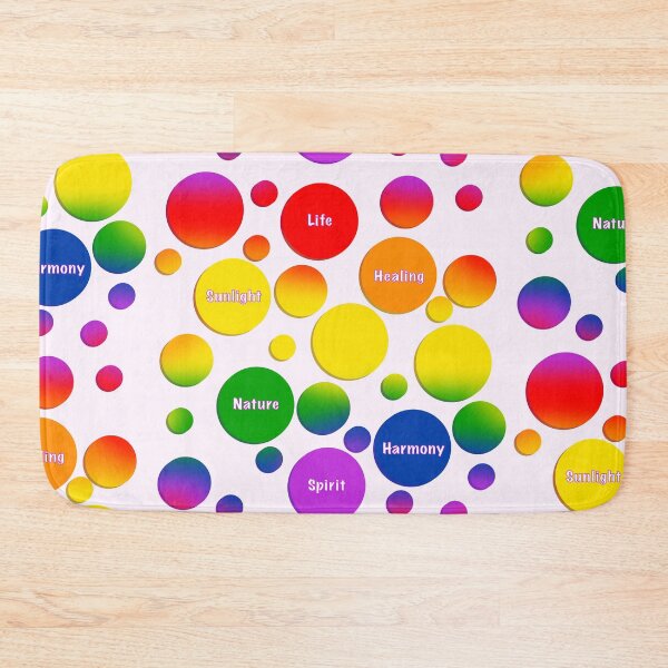 Item preview, Classic Rainbow Pride Dots + Flag Meaning designed and sold by PrideofDragons.
