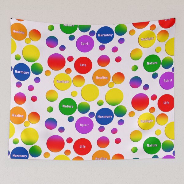 Item preview, Classic Rainbow Pride Dots + Flag Meaning designed and sold by PrideofDragons.