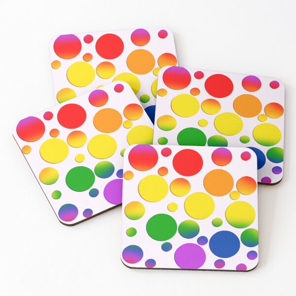 Item preview, Classic Rainbow Pride Dots (Gradient Only) designed and sold by PrideofDragons.