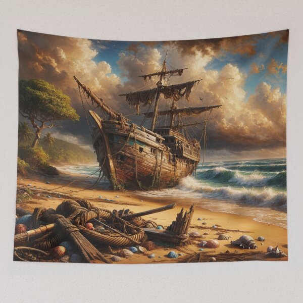 Item preview, Shipwreck on the Beach designed and sold by M-Y-A-R-T-.