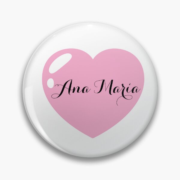 Item preview, Ana María Name with pink Heart  designed and sold by Artbymonika.