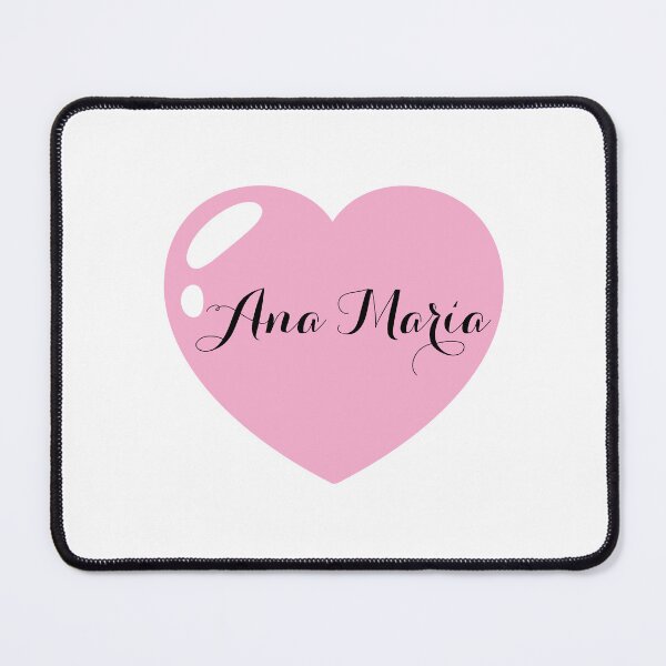 Item preview, Ana María Name with pink Heart designed and sold by Monika Howarth.
