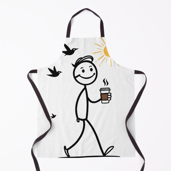 Item preview, Happy Stickman Morning Walk designed and sold by starlooklike.