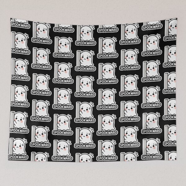 Item preview, Spookward – Shy Ghost With a Blush and Humor designed and sold by Taans-Creation.