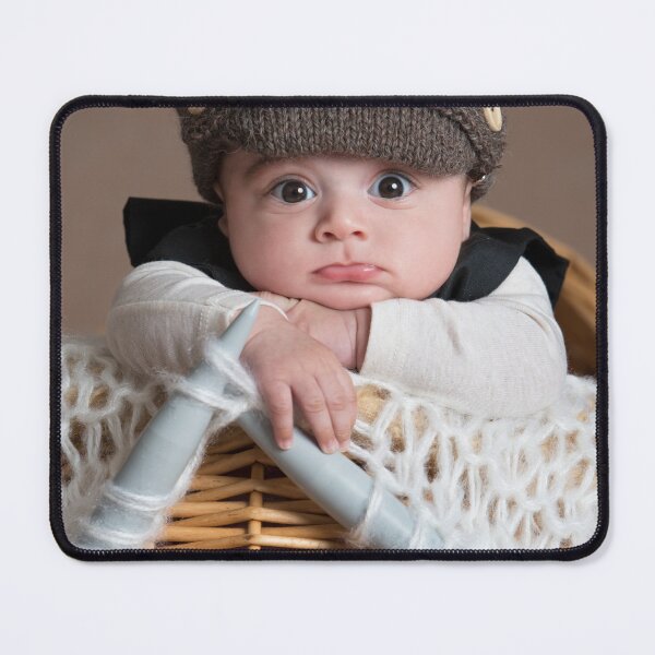 Item preview, Baby boy in a basket designed and sold by Dreamscape Eclectic .