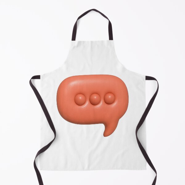 Item preview, Inflated retro speech bubble with three dots on transparent background, AI generated designed and sold by dvoevnore.
