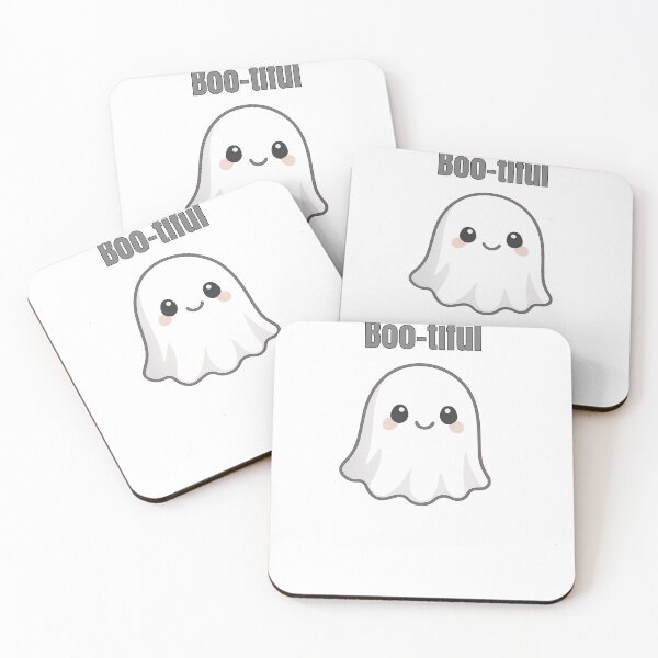 Item preview, Boo-tiful – Cute Kawaii Ghost Pun Halloween Graphic designed and sold by Motif Store.