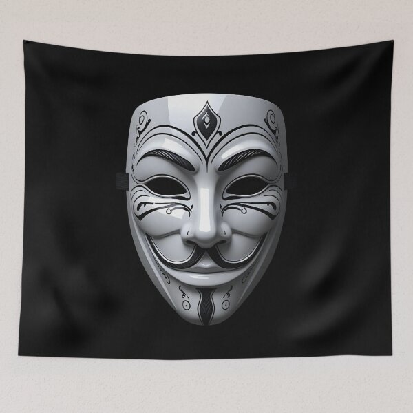 Item preview, Anonymous mask designed and sold by whatthefoxsays.