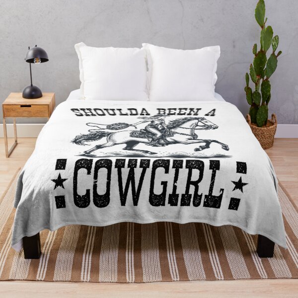 Item preview, Retro Western Shoulda Been A Cowgirl designed and sold by Jcat7.