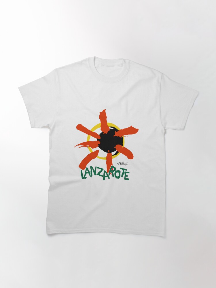 Thumbnail 3 of 7, Classic T-Shirt, Lanzarote - Large Logo designed and sold by CanaryNightlife.