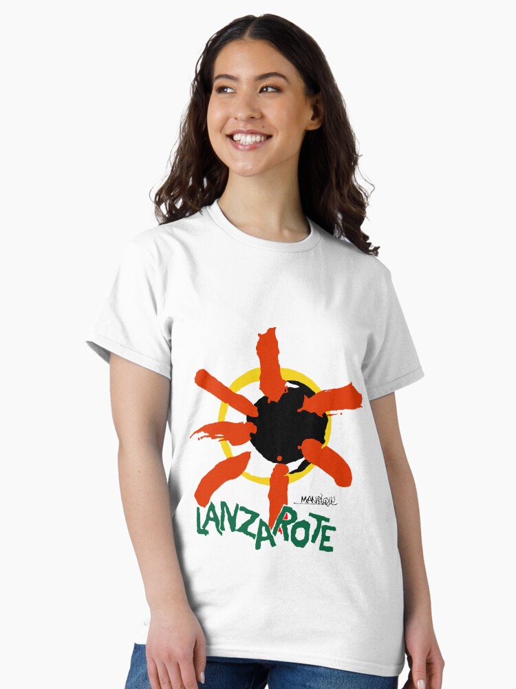 Thumbnail 2 of 7, Classic T-Shirt, Lanzarote - Large Logo designed and sold by CanaryNightlife.