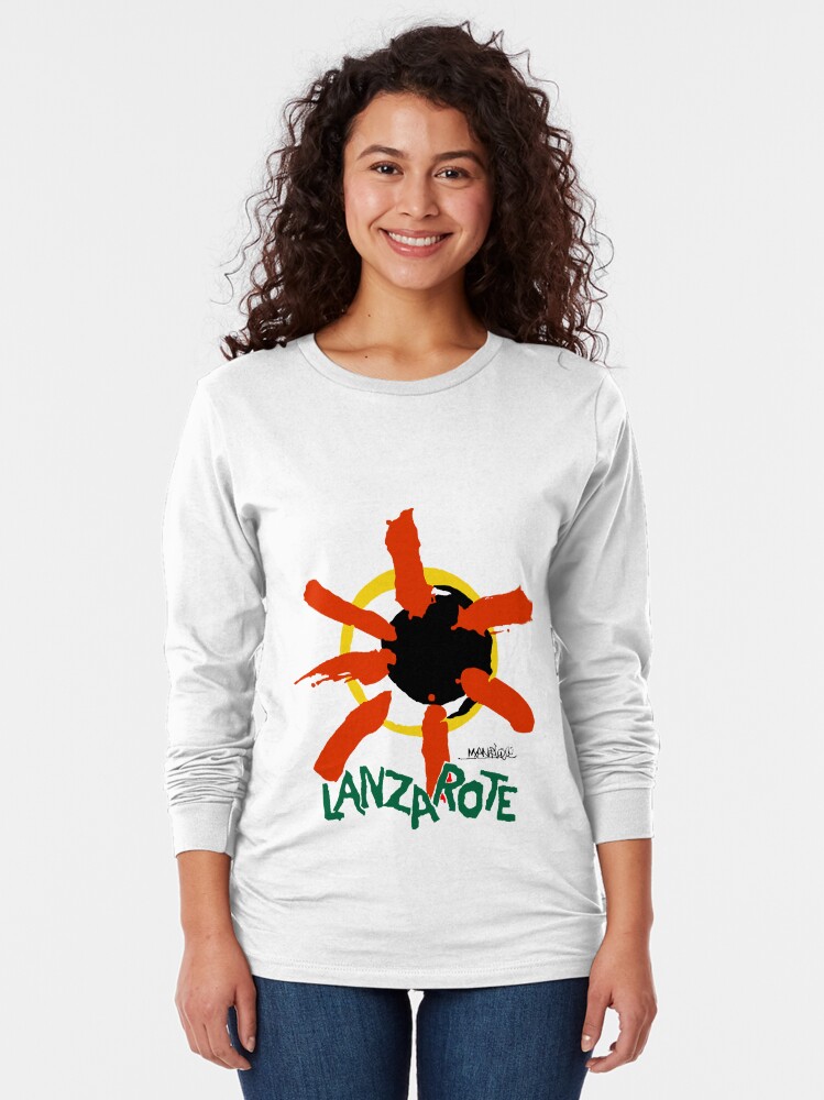 Alternate view of Lanzarote - Large Logo Long Sleeve T-Shirt
