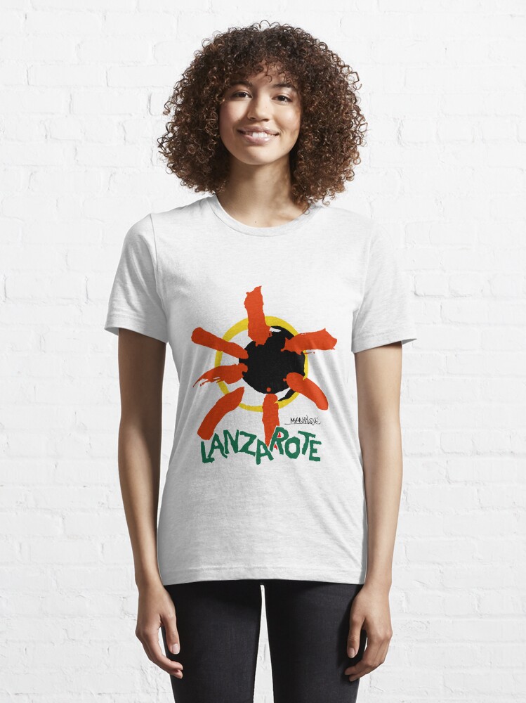 Alternate view of Lanzarote - Large Logo Essential T-Shirt
