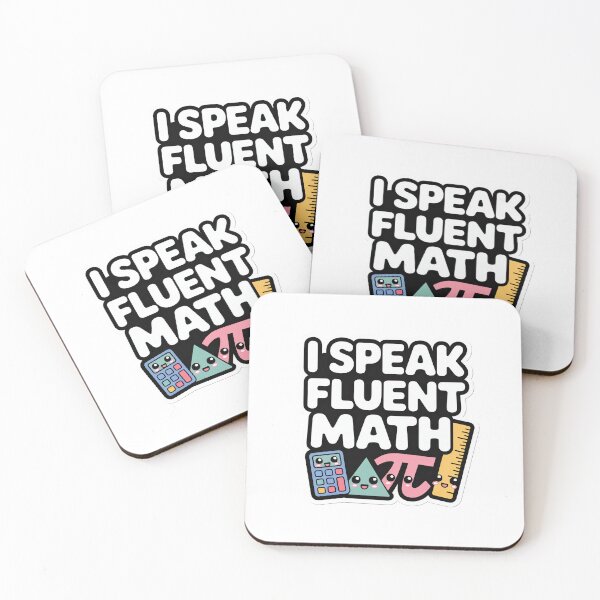 Item preview, I Speak Fluent Math Kawaii Teacher designed and sold by MagicWander.